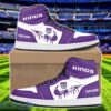 Sacramento Kings Air Jordan 1 Shoes Sport Hightop Sneakers For Men And Women Custom Name