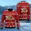 San Francisco 49ers Cute The Snoopy Show Football Helmet 3D Ugly Christmas Sweater Christmas Gift For Sport Fans
