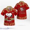 San Francisco 49ers Flower Cute Snoopy Smile Hawaiian Shirt Summer Gift