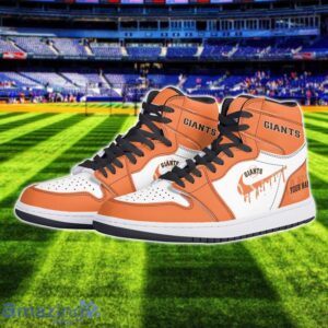 San Francisco Giants Air Jordan 1 Shoes Sport Hightop Sneakers For Men And Women Custom Name image San Francisco Giants Air Jordan 1 Shoes Sport Hightop Sneakers For Men And Women Custom Name Product Photo 2