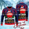 Santa Funny Bah Humbug Ugly Christmas Sweater Gift Knitting Sweater