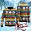 Santa Giving Me A Gift Ugly Christmas Sweater Gift Knitting Sweater