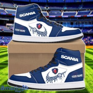 Scania Logo Air Jordan 1 Shoes Custom Name Hightop Sneakers For Men Women Sport Gift Product Photo 1