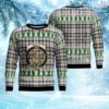 Scott Black & White Ancient Crest Tartan Christmas Ugly Sweater 3D Gift For Men And Women