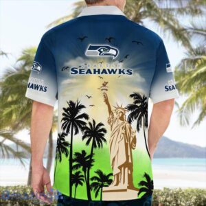 Seattle Seahawks Statue Of Liberty Pround Hawaiian Shirt For Summer Product Photo 1