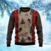 Skiing Beauty Ugly Christmas Sweater Gift Knitting Sweater