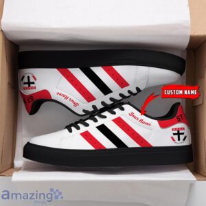 St Kilda Saints NRL Low Top Skate Shoes Custom name For Fans Men Women Shoes Product Photo 2