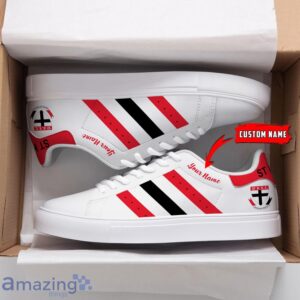 St Kilda Saints NRL Low Top Skate Shoes Custom name For Fans Men Women Shoes Product Photo 1