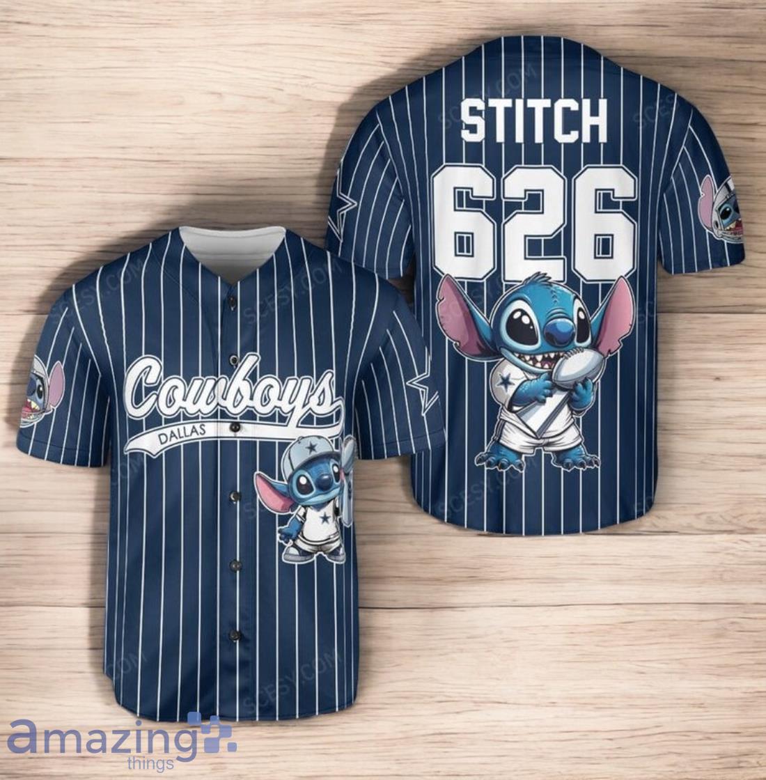 Stitch Dallas Cowboys Custom Number & Name Limited Edition Baseball Jersey For Fans image Stitch Dallas Cowboys Custom Number & Name Limited Edition Baseball Jersey For Fans Product Photo 1