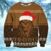 Sw Id Rather Kiss A Wookiee Christmas Brown Christmas Ugly Sweater