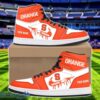 Syracuse Orange Air Jordan 1 Shoes Sport Hightop Sneakers For Men And Women Custom Name
