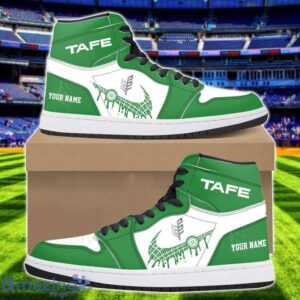 Tafe Logo Air Jordan 1 Shoes Custom Name Hightop Sneakers For Men Women Sport Gift Product Photo 1