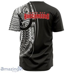 Tampa Bay Buccaneers Shirt - Polynesian Design Buccaneers Baseball Jersey Product Photo 3