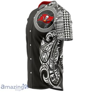 Tampa Bay Buccaneers Shirt - Polynesian Design Buccaneers Baseball Jersey Product Photo 4