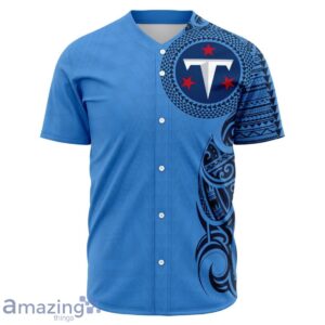 Tennessee Titans Baseball Jerseys - Polynesian Design Tennessee Titans Shirts Product Photo 2