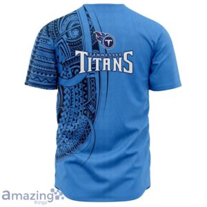 Tennessee Titans Baseball Jerseys - Polynesian Design Tennessee Titans Shirts Product Photo 3