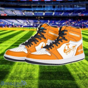Tennessee Volunteers Air Jordan 1 Shoes Sport Hightop Sneakers For Men And Women Custom Name image Tennessee Volunteers Air Jordan 1 Shoes Sport Hightop Sneakers For Men And Women Custom Name Product Photo 2