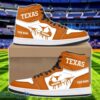 Texas Longhorns Air Jordan 1 Shoes Sport Hightop Sneakers For Men And Women Custom Name