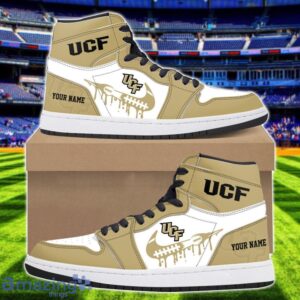 UCF Knights Air Jordan 1 Shoes Sport Hightop Sneakers For Men And Women Custom Name Product Photo 1