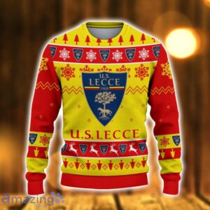 U.S. Lecce Ugly Christmas Sweater Snowflake Pattern Pattern 3D Sweater Holiday Gift Ideas For Men And Women Product Photo 2