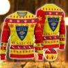 U.S. Lecce Ugly Christmas Sweater Snowflake Pattern Pattern 3D Sweater Holiday Gift Ideas For Men And Women