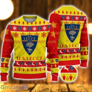 U.S. Lecce Ugly Christmas Sweater Snowflake Pattern Pattern 3D Sweater Holiday Gift Ideas For Men And Women Product Photo 1