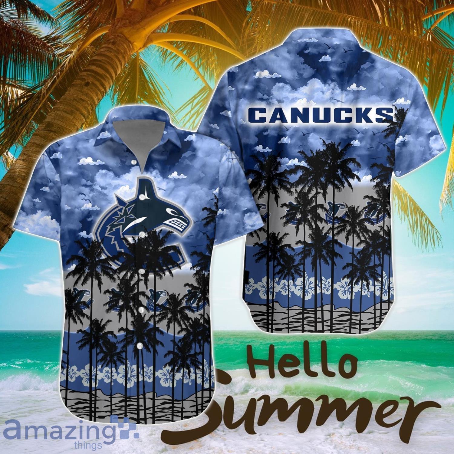 Vancouver Canucks Shirt New Designs Hawaiian Shirt All Printed Summer Gift For Fans image Vancouver Canucks Shirt New Designs Hawaiian Shirt All Printed Summer Gift For Fans Product Photo 1