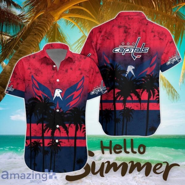 Washington Capitals Hawaii Shirt Logo Team Printing 3D Hawaiian Shirt All Printed Product Photo 1