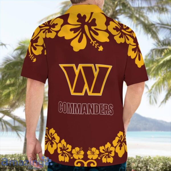 Washington Commanders Flower Cute Snoopy Smile Hawaiian Shirt Summer Gift Product Photo 4