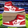 Wisconsin Badgers Air Jordan 1 Shoes Sport Hightop Sneakers For Men And Women Custom Name