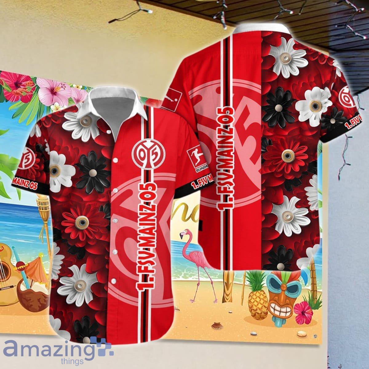 1. FSV Mainz 05 Combo Hawaiian Shirt And Short Impressive Gift image 1. FSV Mainz 05 Combo Hawaiian Shirt And Short Impressive Gift Product Photo 1