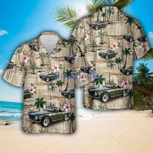 1972 Triumph TR6 Hawaiian Shirt Summer Holiday Gift Product Photo 1