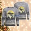 F-4 Phantom II F4 Aircraft Moonlight And Mountain Pattern Ugly Christmas Sweater Aircraft Lovers Christmas Gift
