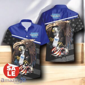 Absolut Vodka Eagle American Flag Hawaiian Shirt & Shorts Combo For Men Women Product Photo 2