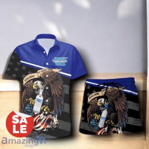 Absolut Vodka Eagle American Flag Hawaiian Shirt & Shorts Combo For Men Women Product Photo 1