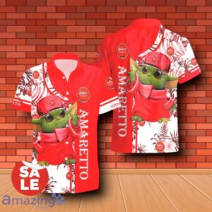Amaretto Baby Yoda Hawaiian Shirt & Short Product Photo 2