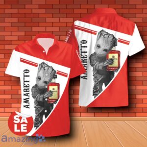 Amaretto Groot Hug Combo Hawaiian Shirt & Shorts 3D Design For Men Women Product Photo 1