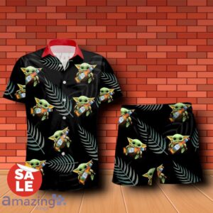 Angry Orchard Baby Yoda Hug Hawaiian Shirt & Short Product Photo 2