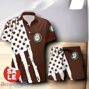 Angry Orchard Whiskey USA Flag Hawaiian Shirt & Shorts Combo For Men Women Product Photo 1