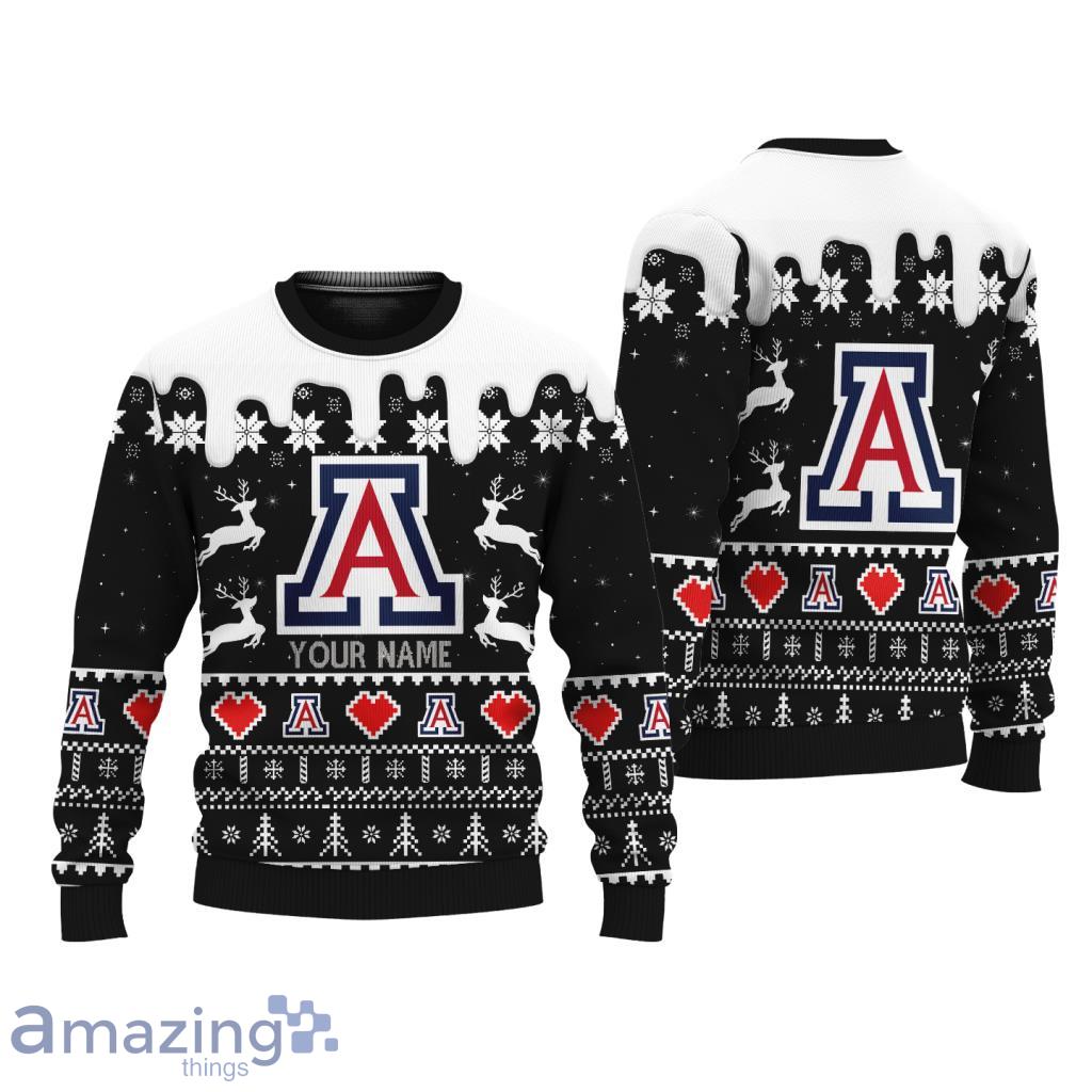 Arizona Wildcats NCAA custom name Knitting Pattern Ugly Sweater Chistmas image Arizona Wildcats NCAA custom name Knitting Pattern Ugly Sweater Chistmas Product Photo 1