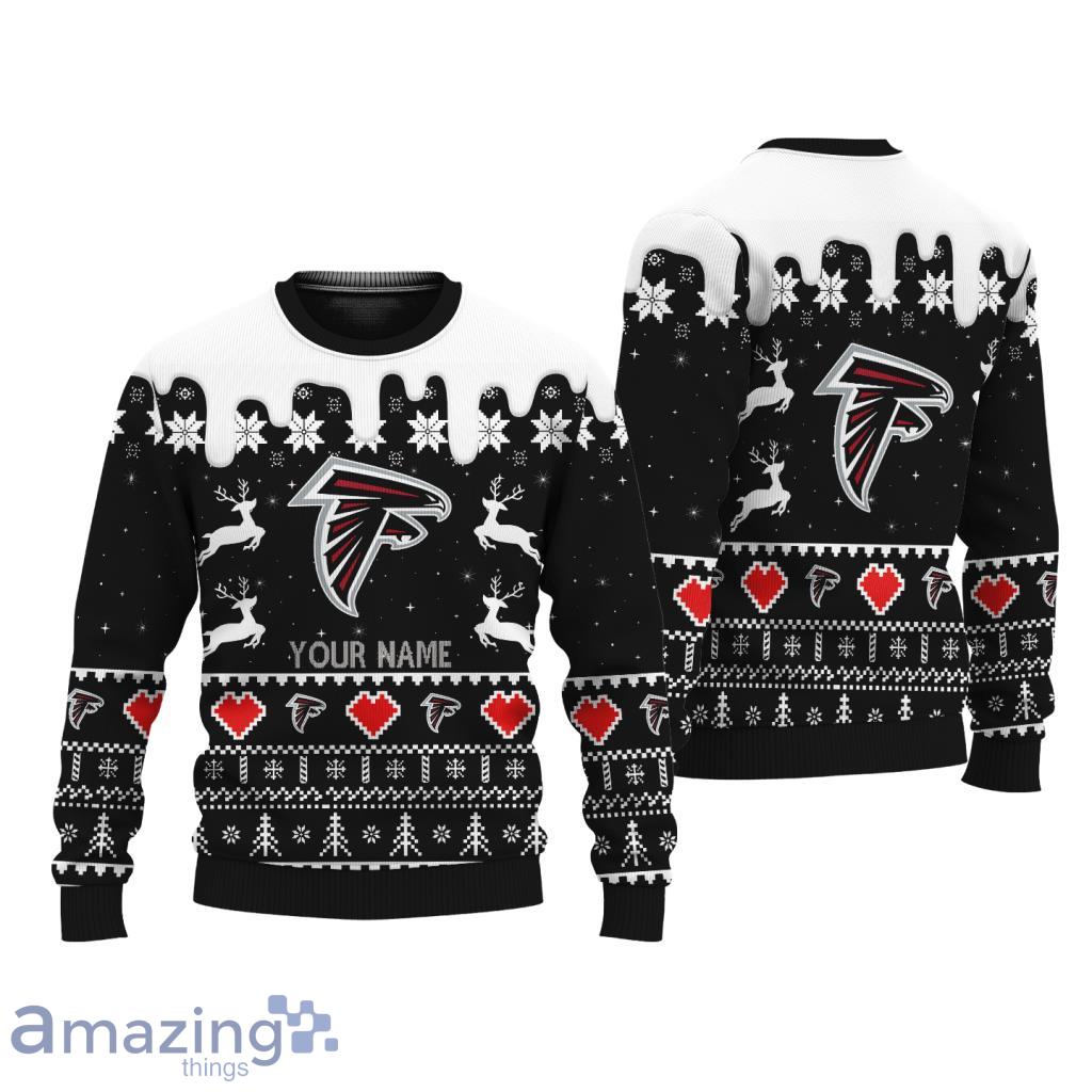 Atlanta Falcons NFL custom name Knitting Pattern Ugly Sweater Chistmas image Atlanta Falcons NFL custom name Knitting Pattern Ugly Sweater Chistmas Product Photo 1