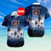 Auburn Tigers NCAA Tropical Hawaiian Shirt Custom Name Trending Summer Limited Edition