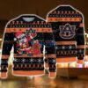 Auburn Tigers Santa Claus Dabbing Funny Ugly Christmas Sweater For Men And Women