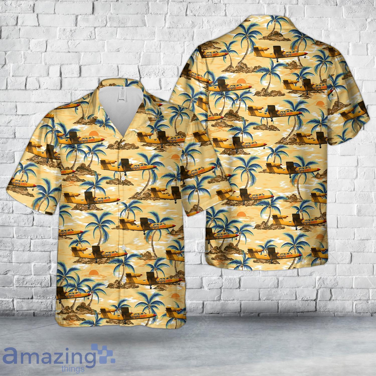 Aurigny Britten Norman Trislander G JOEY Joey Club Hawaiian Shirt image Aurigny Britten-Norman Trislander G-JOEY Joey Club Hawaiian Shirt Product Photo 1