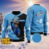 Baby Groot Hug Blue Moon Ugly Christmas 3D Sweater All Over Print
