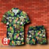 Bacardi Rum Baby Yoda Tropical Flowery Hawaiian Shirt & Short