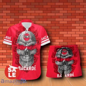Bacardi Rum Sukull Rose 3D Hawaiian Shirt & Shorts For Men Women Product Photo 1