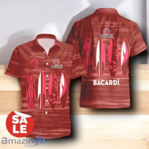 Bacardi Rum Surfboard Hawaiian Shirt & Shorts Combo For Men Women Product Photo 2