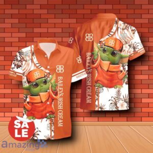 Baileys Irish Cream Baby Yoda Hawaiian Shirt & Short Product Photo 2
