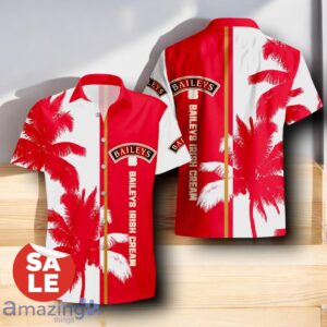 Baileys Irish Cream Palm Tree Hawaiian Shirt & Shorts Combo For Men Women Product Photo 2